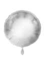 Folienballon 45cm Rund Silber